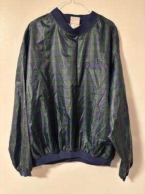 Vintage Avon Sportswear Windbreaker Mens Jacket Golf Plaid Norton Magnum CAN XL